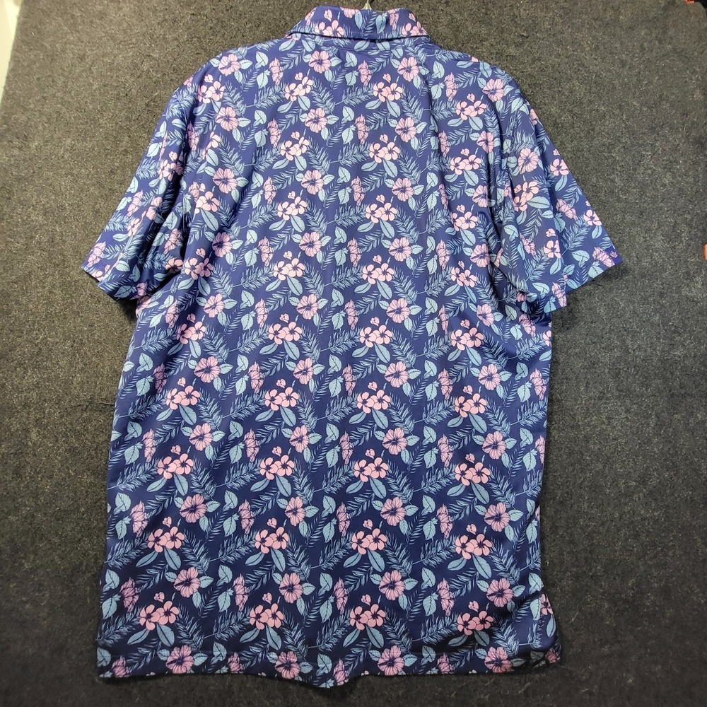 Donald Ross Sport Floral Print Golf Polo Men's - Picture 8 of 9